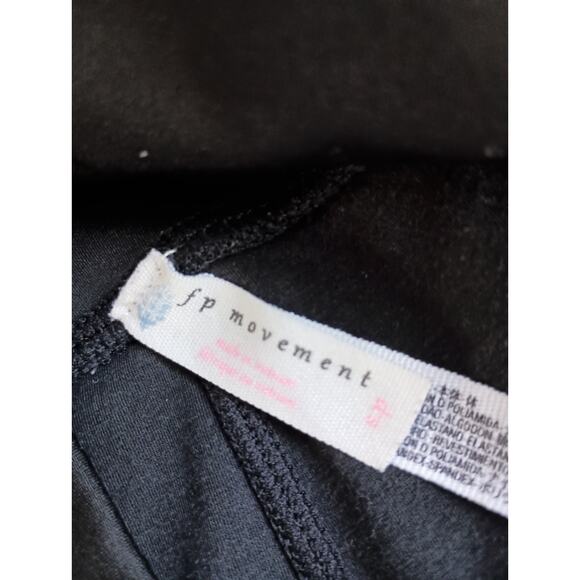 FP Movement Free People City Slicker Moto Leggings Black Size Small - Picture 7 of 9